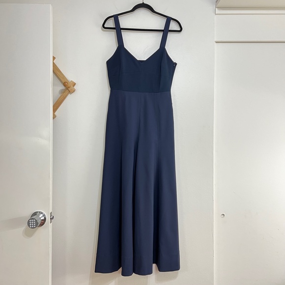 La Ligne Zelda Stretch Jersey Cropped Pant Jumpsuit - Picture 5 of 11